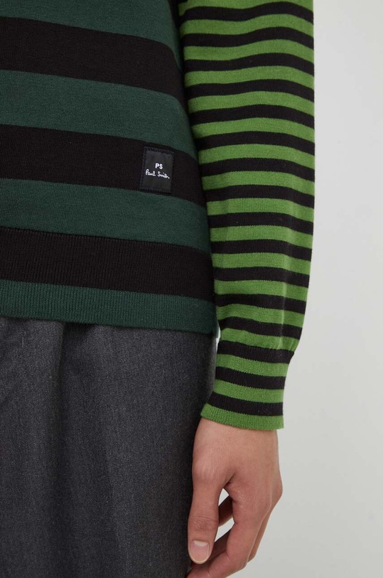 PS Paul Smith pamut pulóver M2R.547Y.M21998 fekete