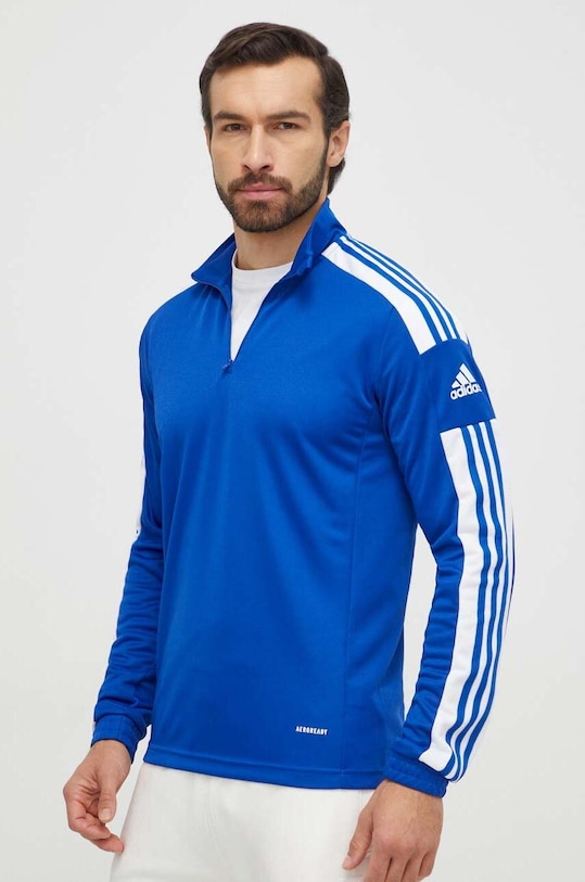 adidas Performance hanorac de antrenament imprimeu albastru GP6475