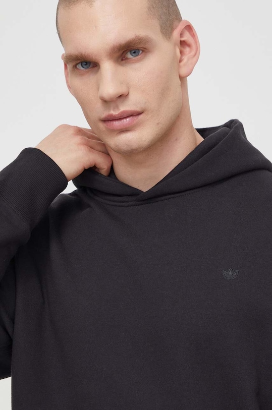 Bavlněná mikina adidas Originals Contempo French Terry Hoodie černá HK2937