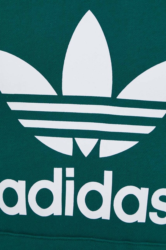 adidas Originals hanorac de bumbac Adicolor Classics Trefoil IM9407 verde