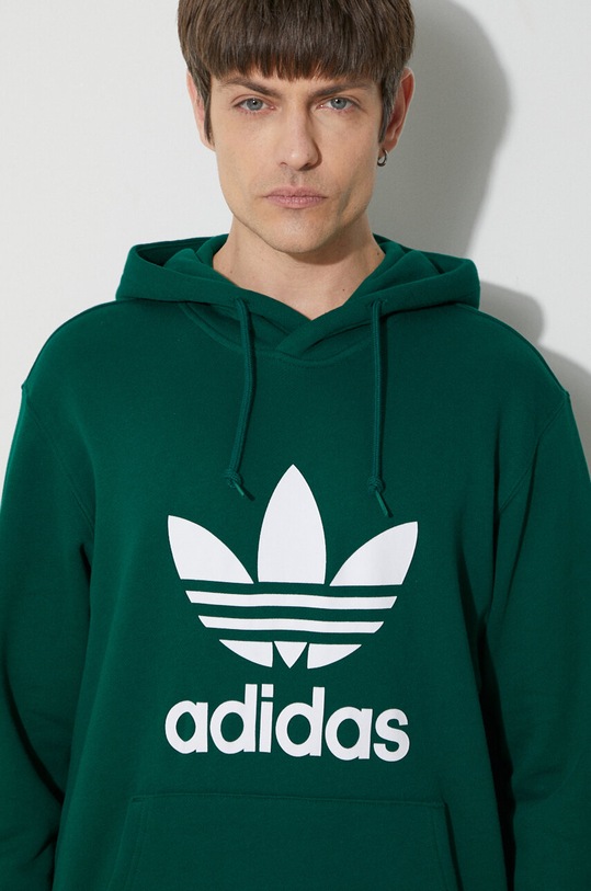 adidas Originals cotton sweatshirt Adicolor Classics Trefoil IM9407 green