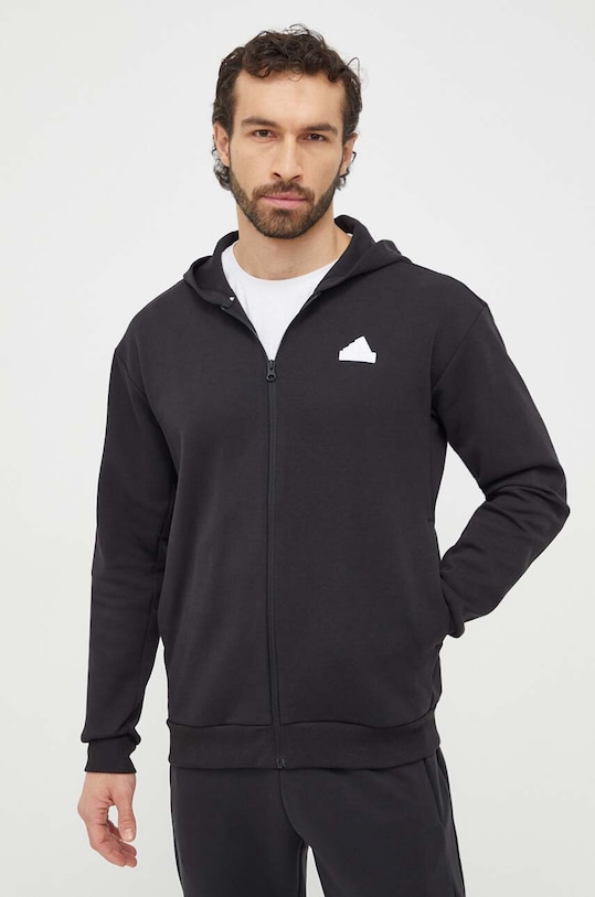 Суичър adidas черен IN3305