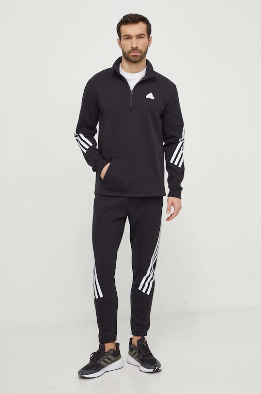 adidas bluza SPORTY STREET IN3314 negru SS24