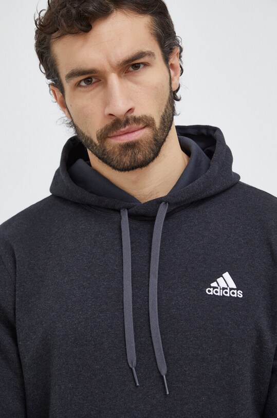 Суичър adidas с качулка черен IN7130
