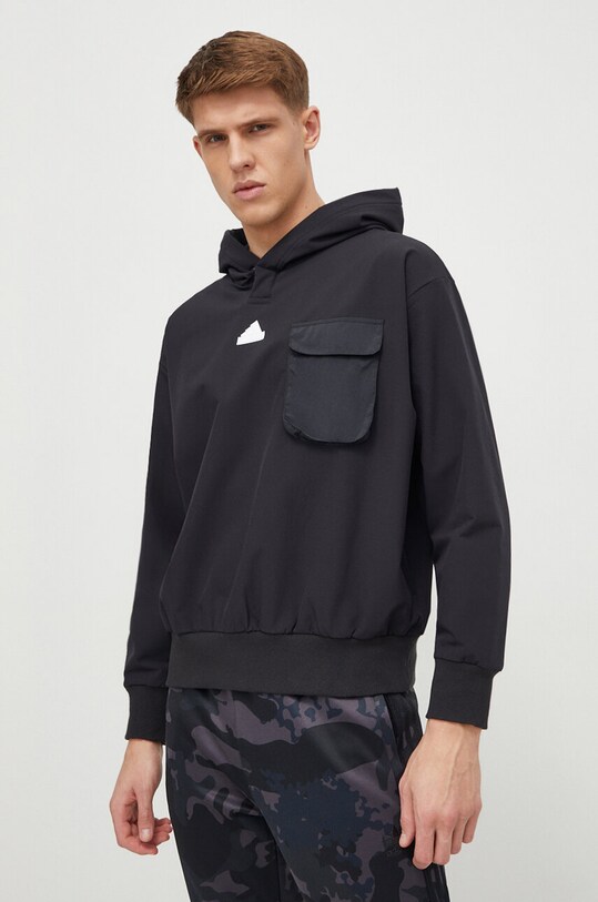 Суичър adidas черен IR5180
