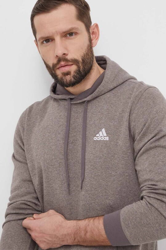 Mikina adidas směs šedá IR5314