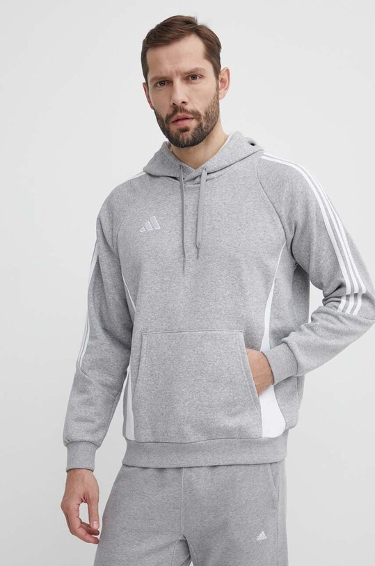 adidas Performance bluză trening Tiro 24 melanj gri IR7545