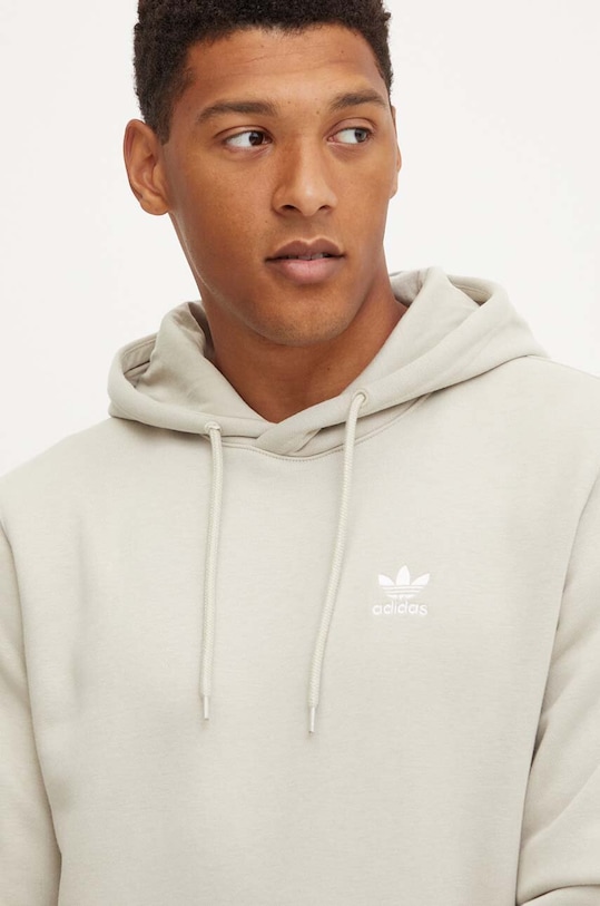 adidas Originals bluza Trefoil Essentials Hoody beżowy IR7785
