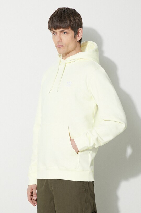 Суичър adidas Originals Trefoil Essentials Hoody бежов IR7790