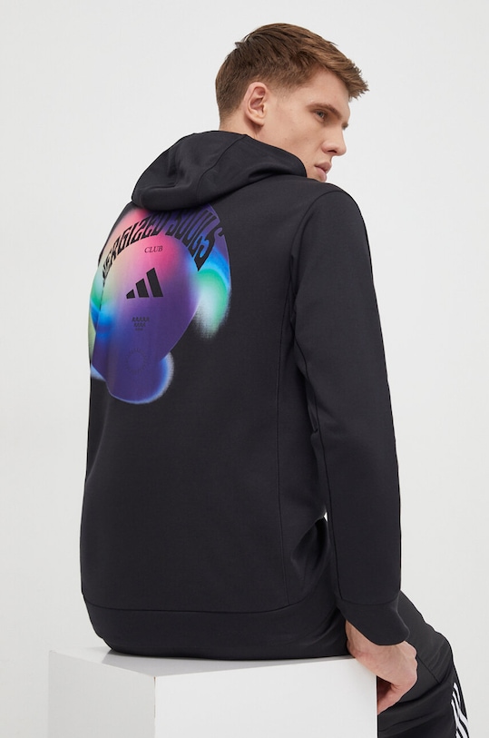 Кофта для тренинга adidas Performance с капюшоном чёрный IR9527