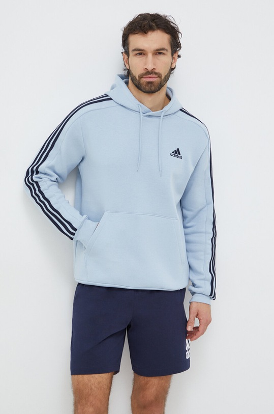 adidas bluza pozostałe niebieski IS0004