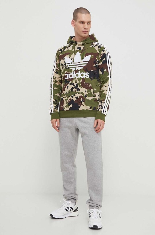 Mikina adidas Originals Camo Hoodie IS0209 zelená SS24