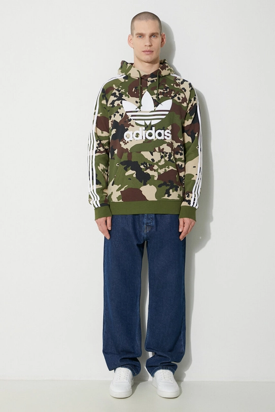 Dukserica adidas Originals Camo Hoodie IS0209 zelena SS24