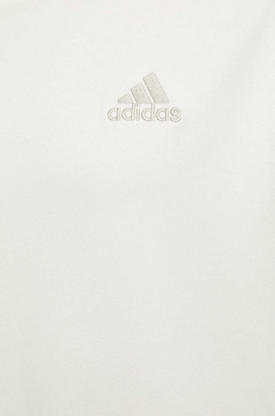 adidas bluza bawełniana IS1351 beżowy