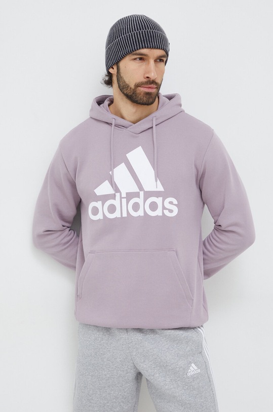 adidas hanorac de bumbac print violet IS1353