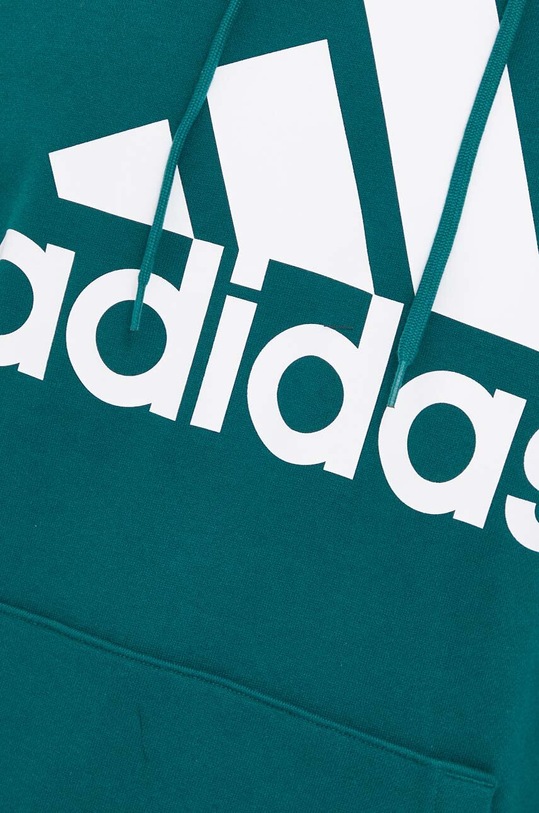 adidas bluza bawełniana IS1354 zielony