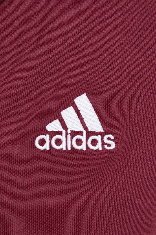 Памучен суичър adidas IS1365 червен