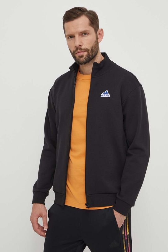 adidas bluza pozostałe czarny IS3231