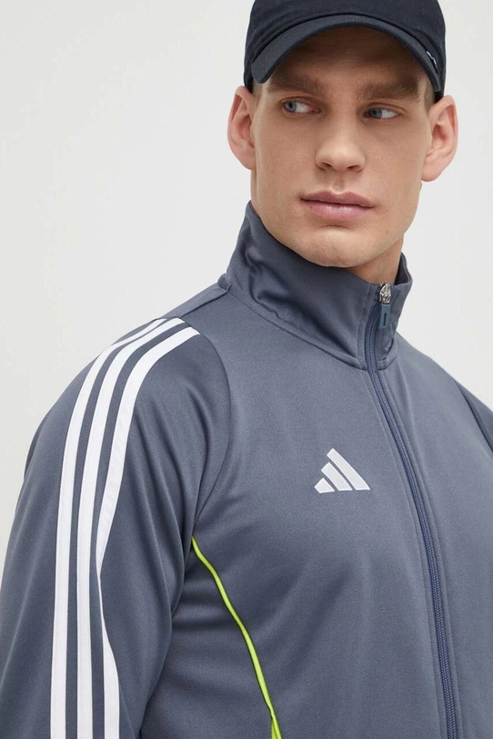 Tréningová mikina adidas Performance Tiro 25 bez kapucne sivá IV6939