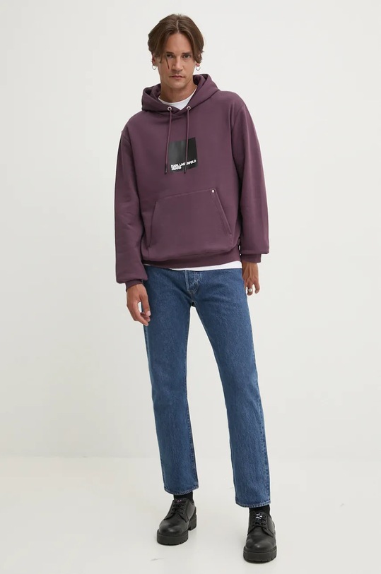 Кофта Karl Lagerfeld Jeans 240D1809 бордо AW24