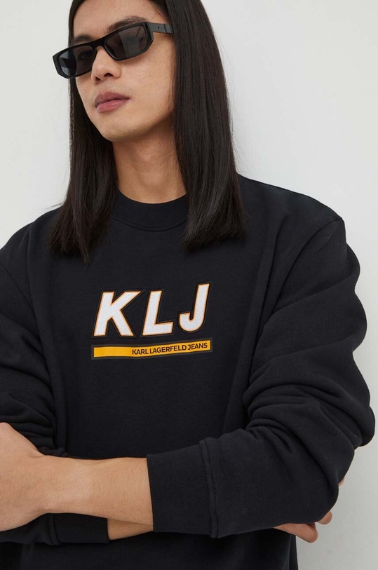 Karl Lagerfeld Jeans felső fekete 240D1807