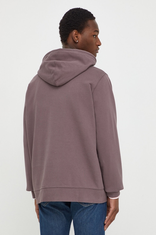 Oblečení Bavlněná mikina Levi's 34581 fialová