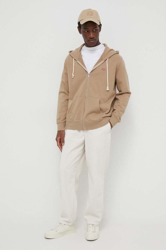 Levi's bluza bawełniana 34584 beżowy SS25