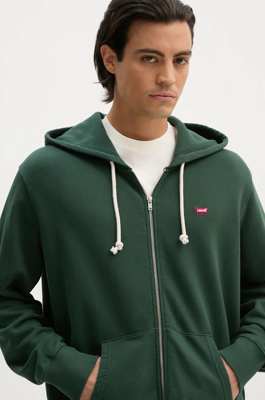 Levi's hanorac de bumbac verde 34584