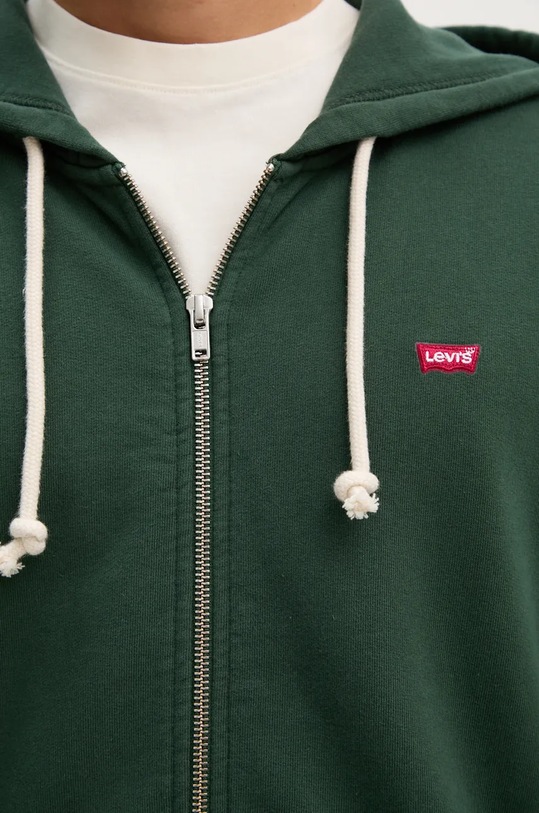 Levi's hanorac de bumbac 34584 verde
