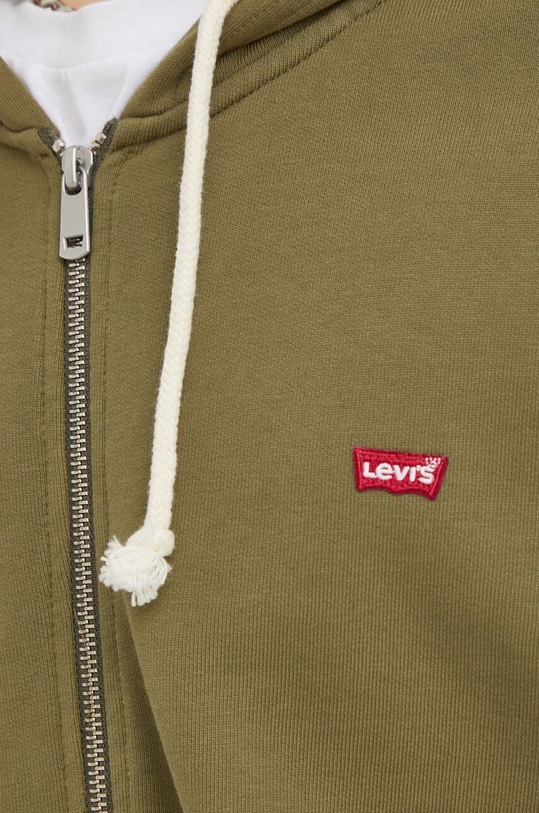 Levi's hanorac de bumbac 34584 verde