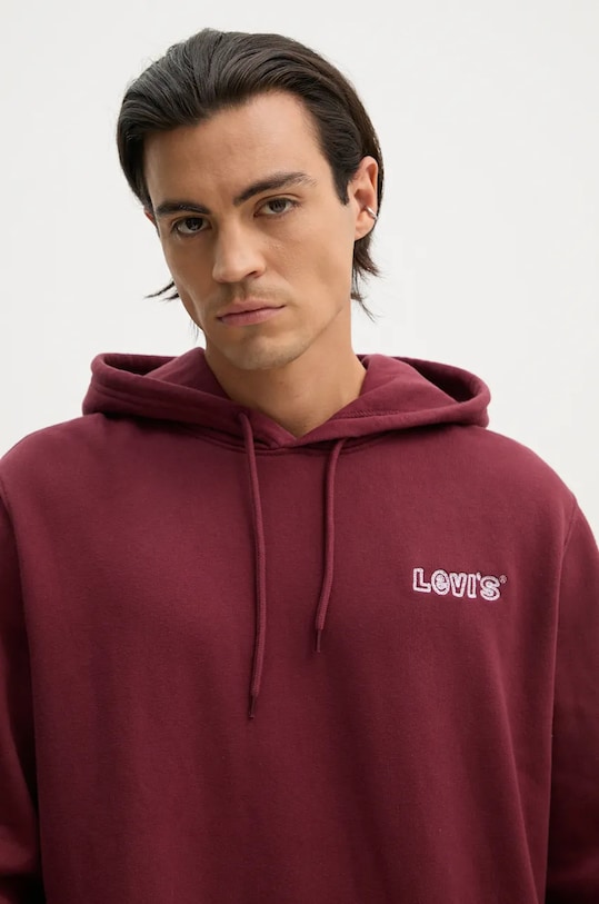 Mikina Levi's burgundské 38424