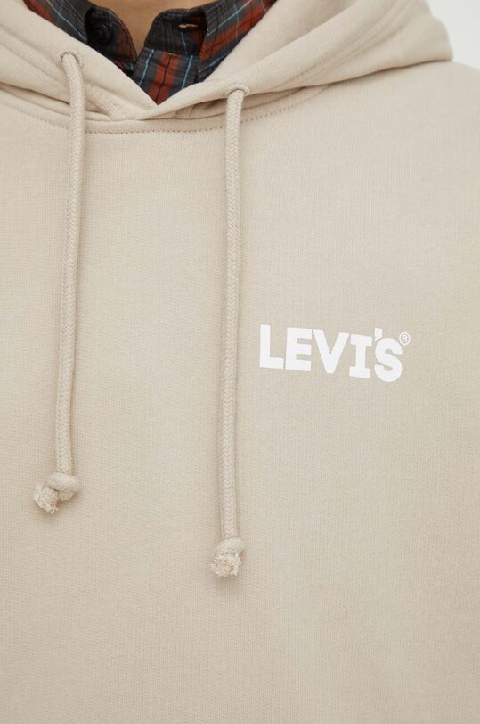 Levi's hanorac de bumbac 38479 bej