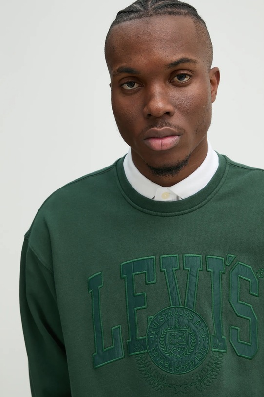 Levi's hanorac de bumbac verde 38712