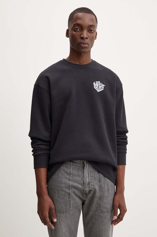 Îmbrăcăminte Levi's hanorac de bumbac 38712 negru