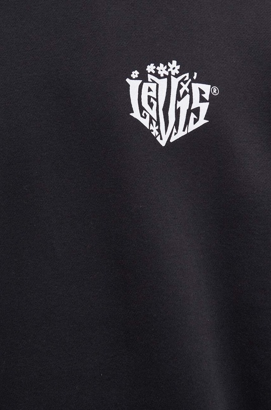 Bavlnená mikina Levi's 38712 čierna