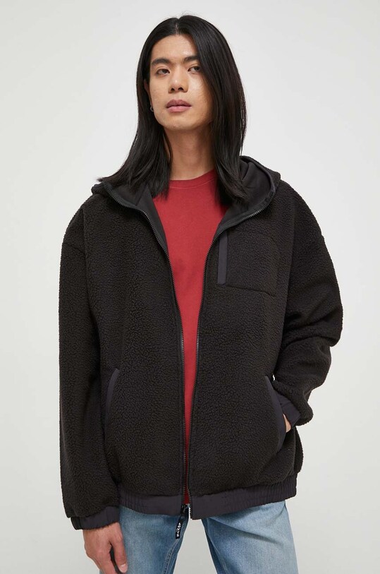 Levi's felpa in pile con nero A7285