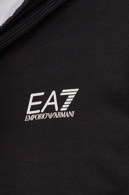 Bombažen pulover EA7 Emporio Armani 8NPM13.PJ05Z.1200 črna