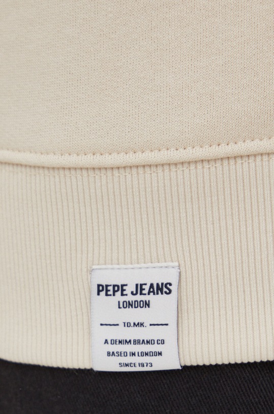 Pepe Jeans hanorac de bumbac Ray PM582559 bej