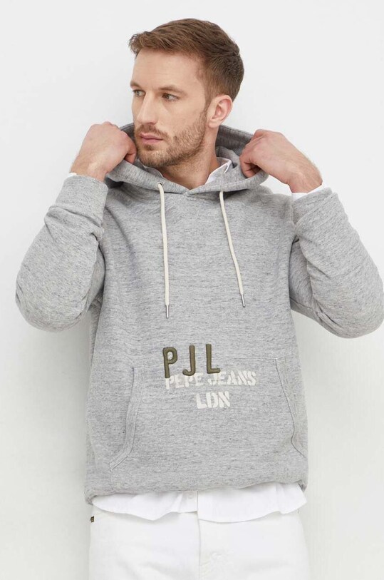 Pepe Jeans bluza melanj gri PM582568