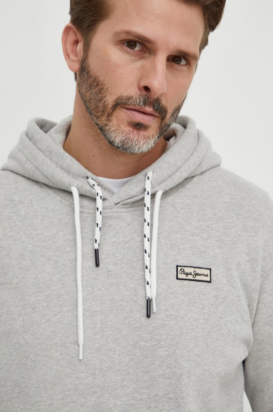 Ρούχα Βαμβακερή μπλούζα Pepe Jeans RANDELL PM582570 γκρί