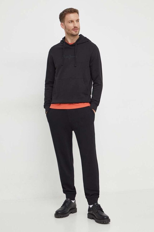 Pepe Jeans bluza JOE HOODIE PM582573 czarny SS24
