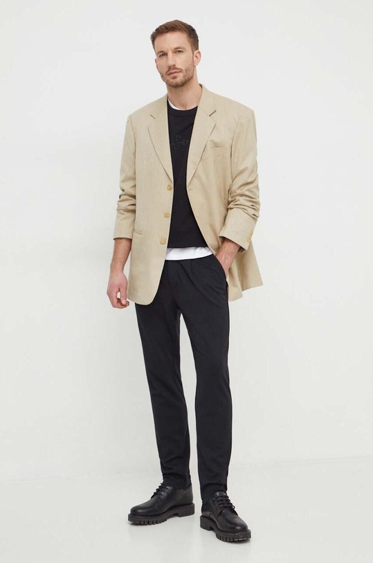 Pepe Jeans hanorac de bumbac Joe Crew PM582574 negru SS24