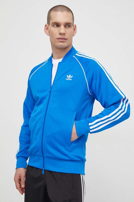 Μπλούζα adidas Originals απλικέ μπλε IL2493