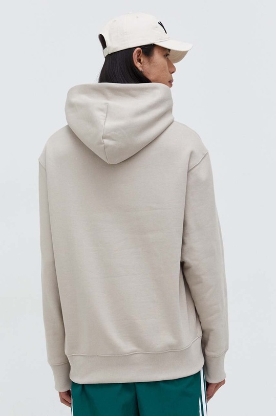 Odzież adidas Originals bluza bawełniana Adicolor Contempo French Terry Hoodie IR7865 beżowy