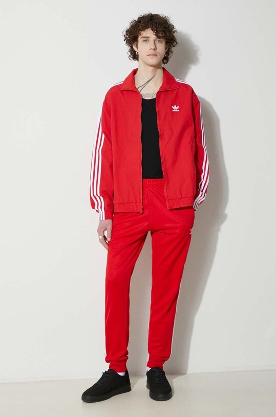 Кофта adidas Originals Adicolor Woven Firebird Track Top IT2495 червоний SS24