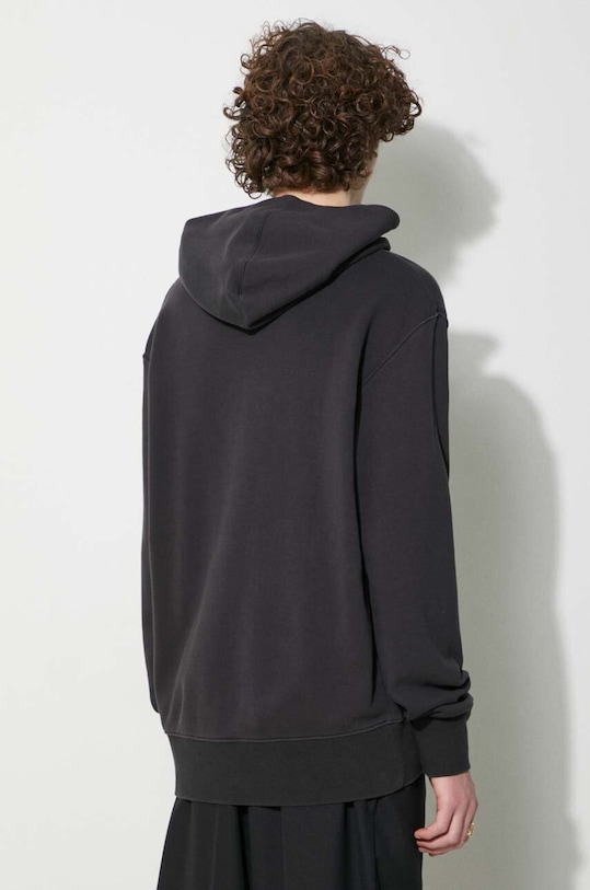 Odzież adidas Originals bluza bawełniana Trefoil Hoodie IU2373 czarny