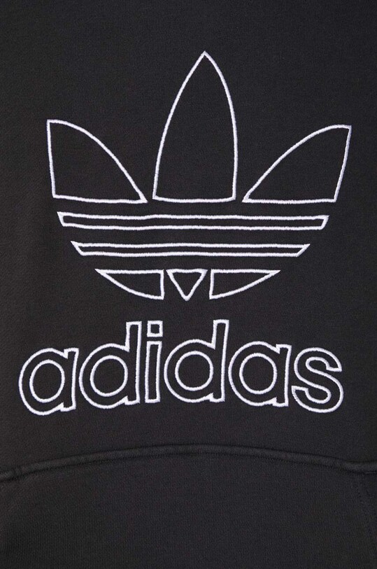 adidas Originals hanorac de bumbac Trefoil Hoodie IU2373