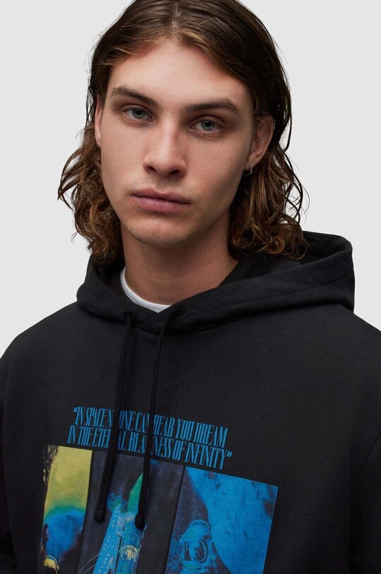 Bavlněná mikina AllSaints Radiance MG101Z černá SS24