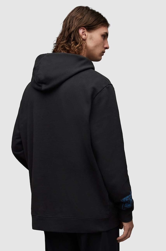 Bavlněná mikina AllSaints Radiance černá MG101Z
