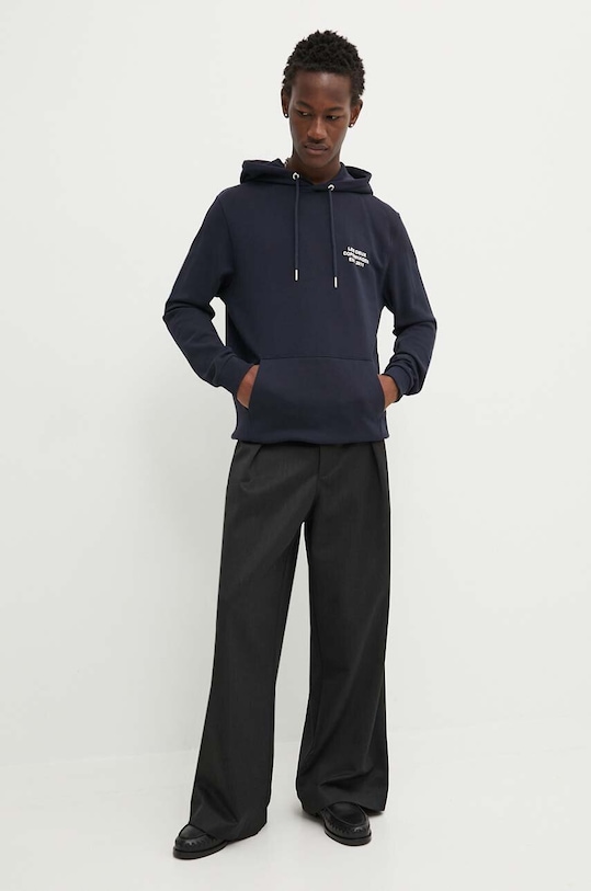 Бавовняна кофта Les Deux LDM201099 темно-синій SS24